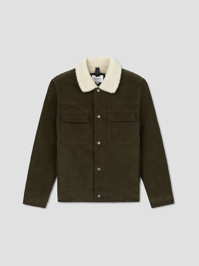 Blouson en velours côtelé
