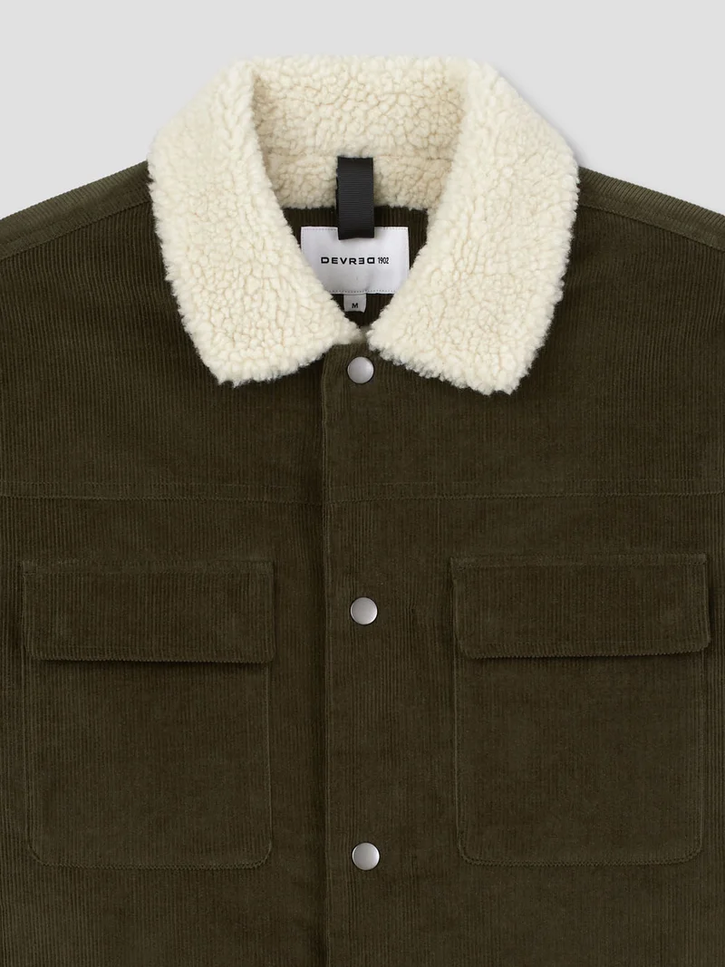 Blouson en velours côtelé