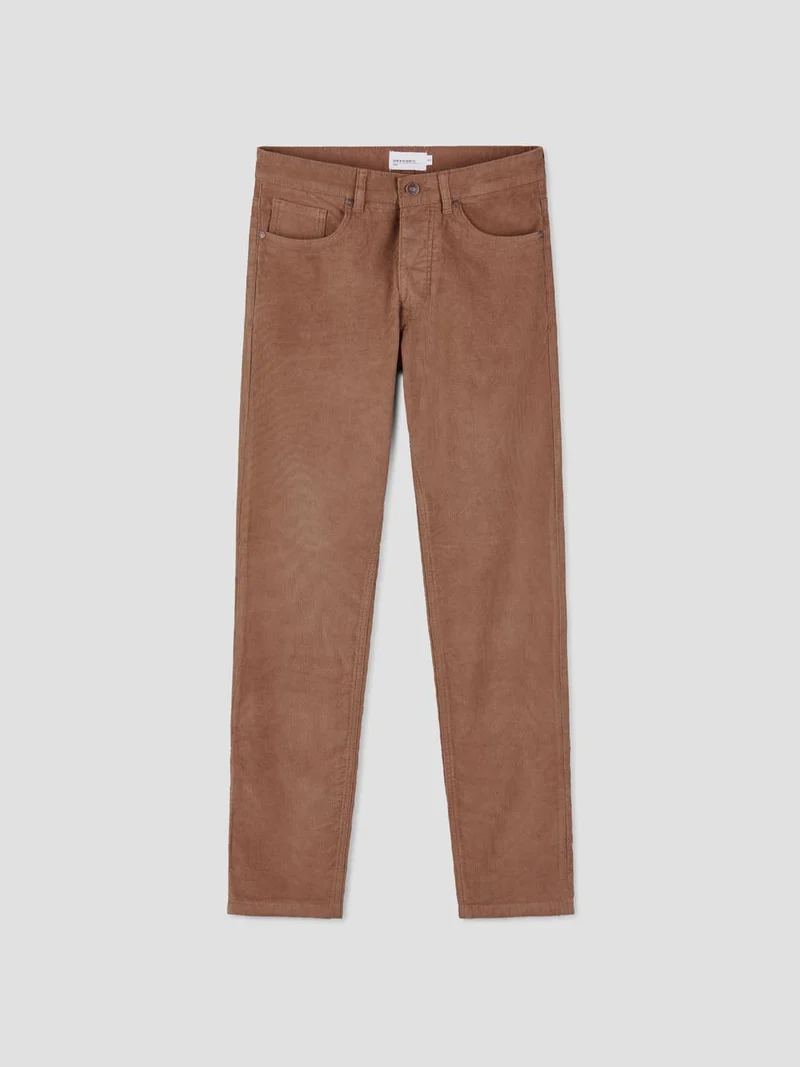 Jean couleur slim en velours