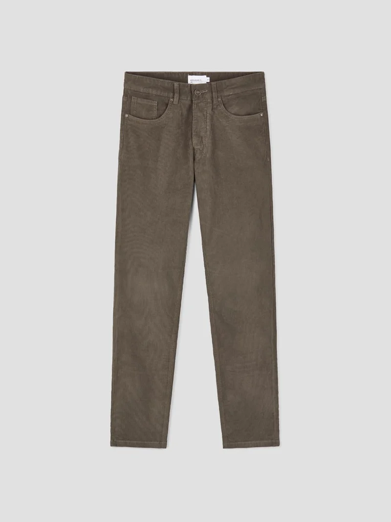 Jean couleur slim en velours