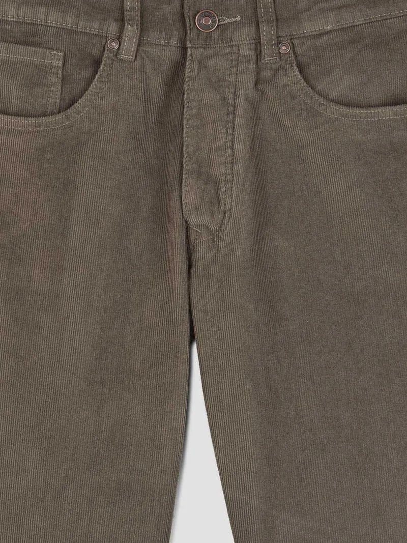 Jean couleur slim en velours