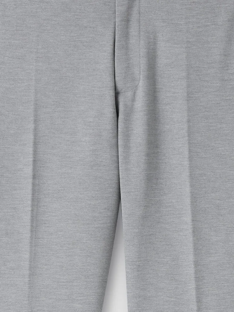 Chino à pinces taille semi-élastiquée