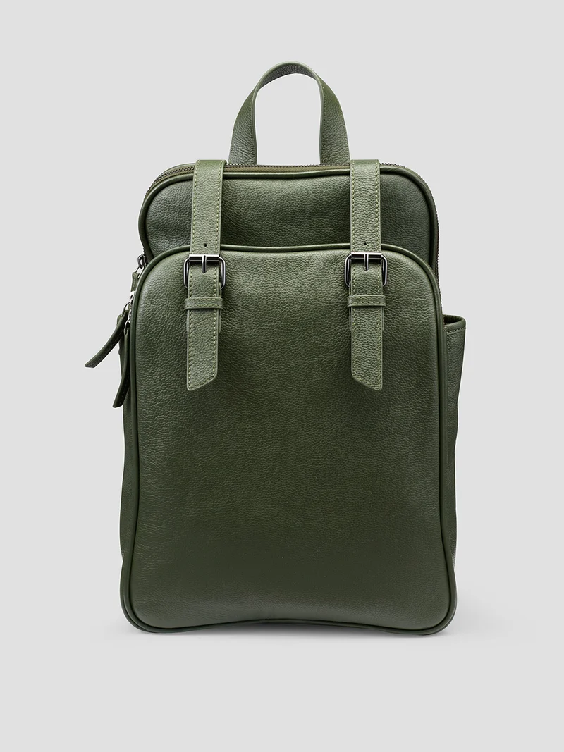 Sac à dos en cuir multi compartiments
