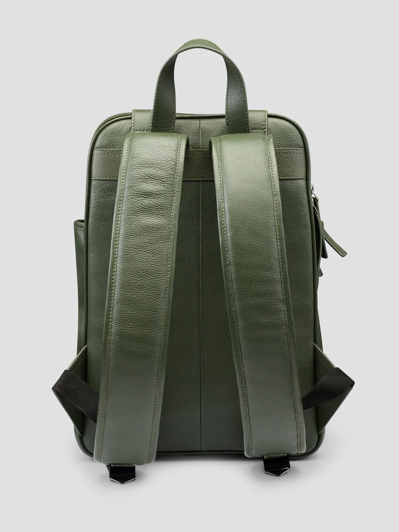 Sac à dos en cuir multi compartiments