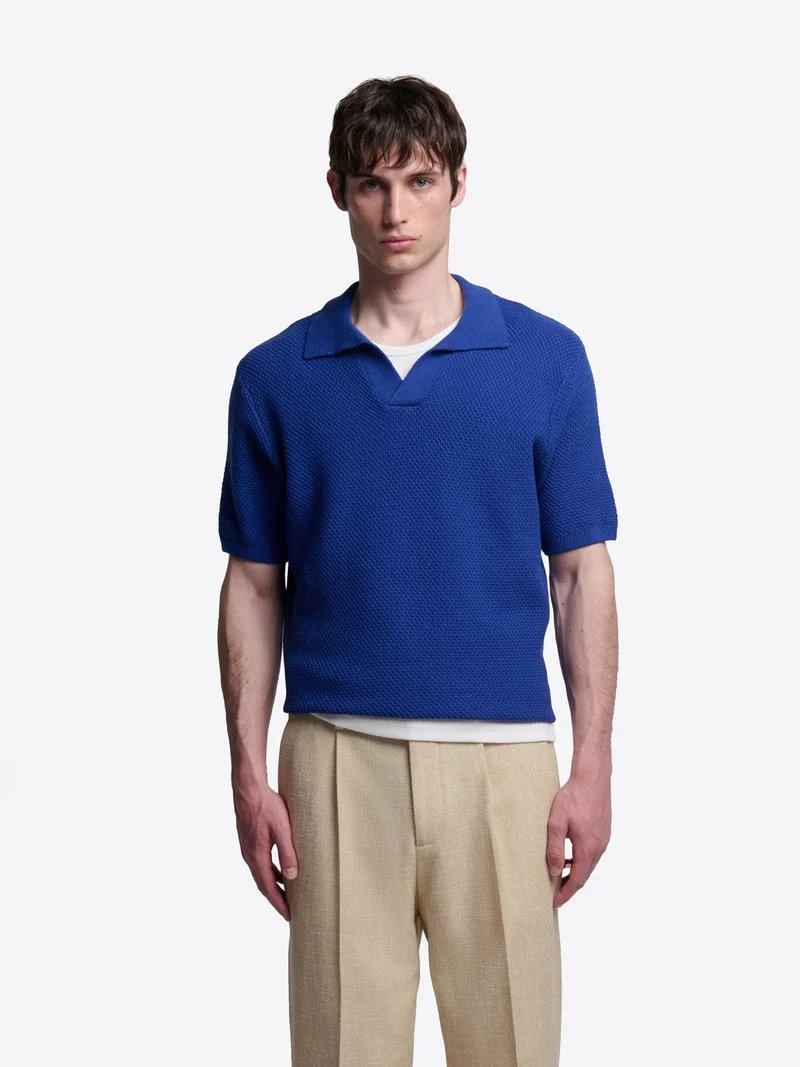 Polo maille col derby - L'atelier