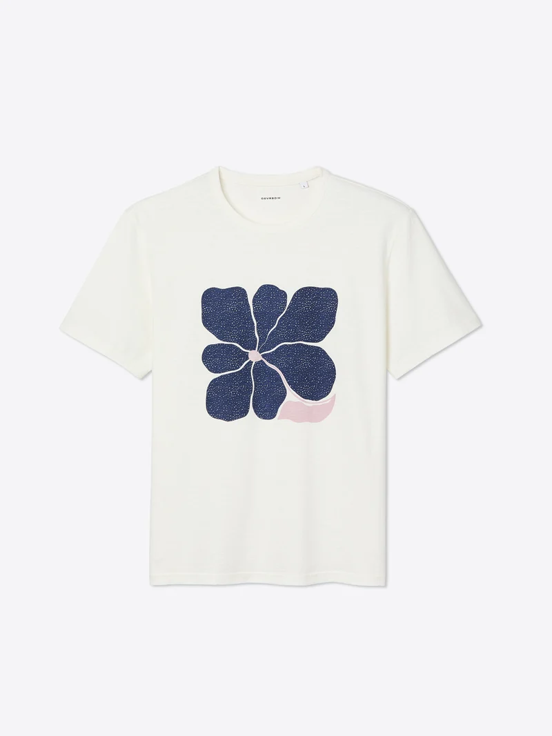 T-shirt col rond en coton