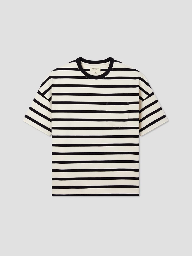 T-shirt col rond marinière - L'atelier