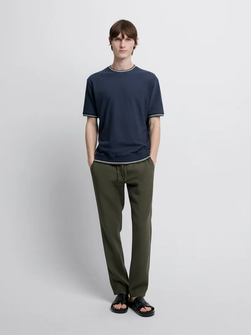 T-shirt col rond regular