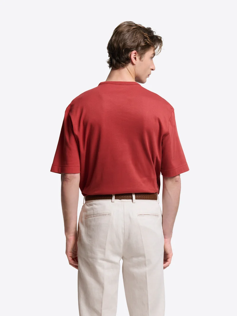 T-shirt col rond en coton