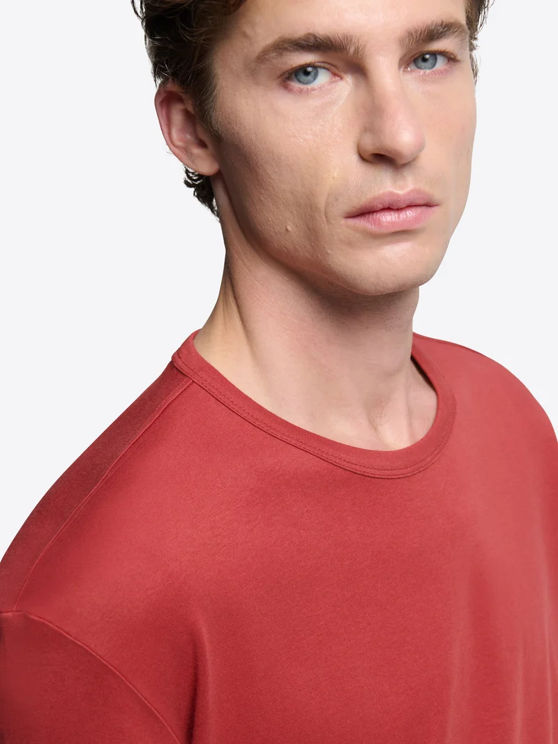 T-shirt col rond en coton