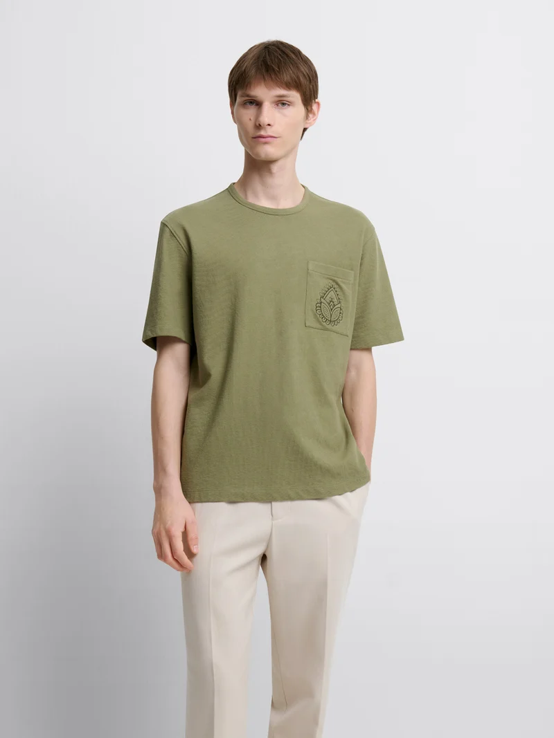 T-shirt col rond regular