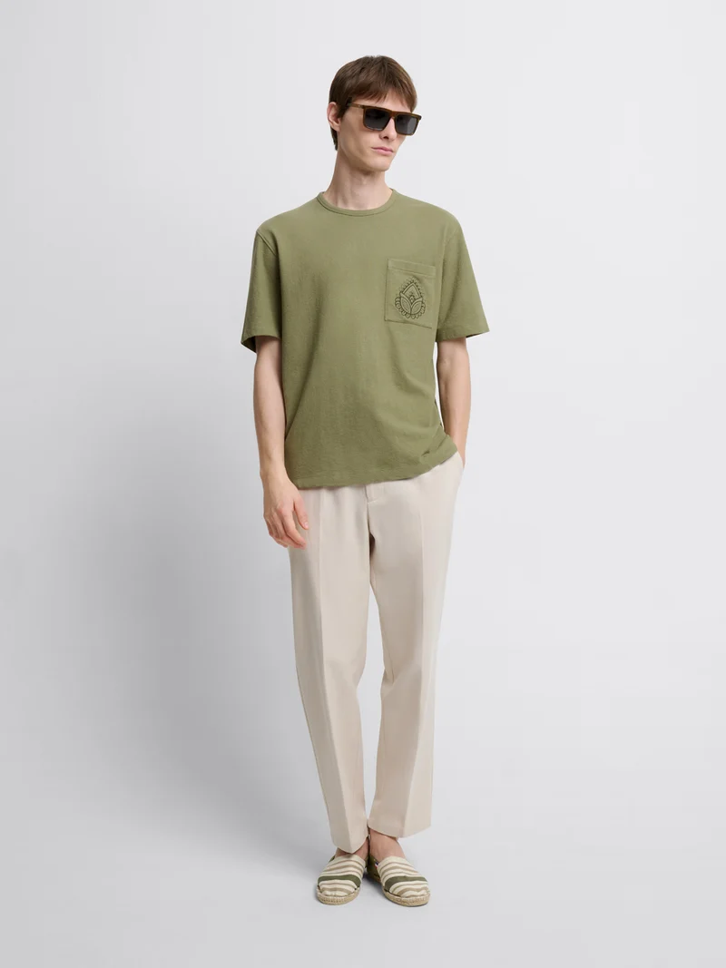 T-shirt col rond regular