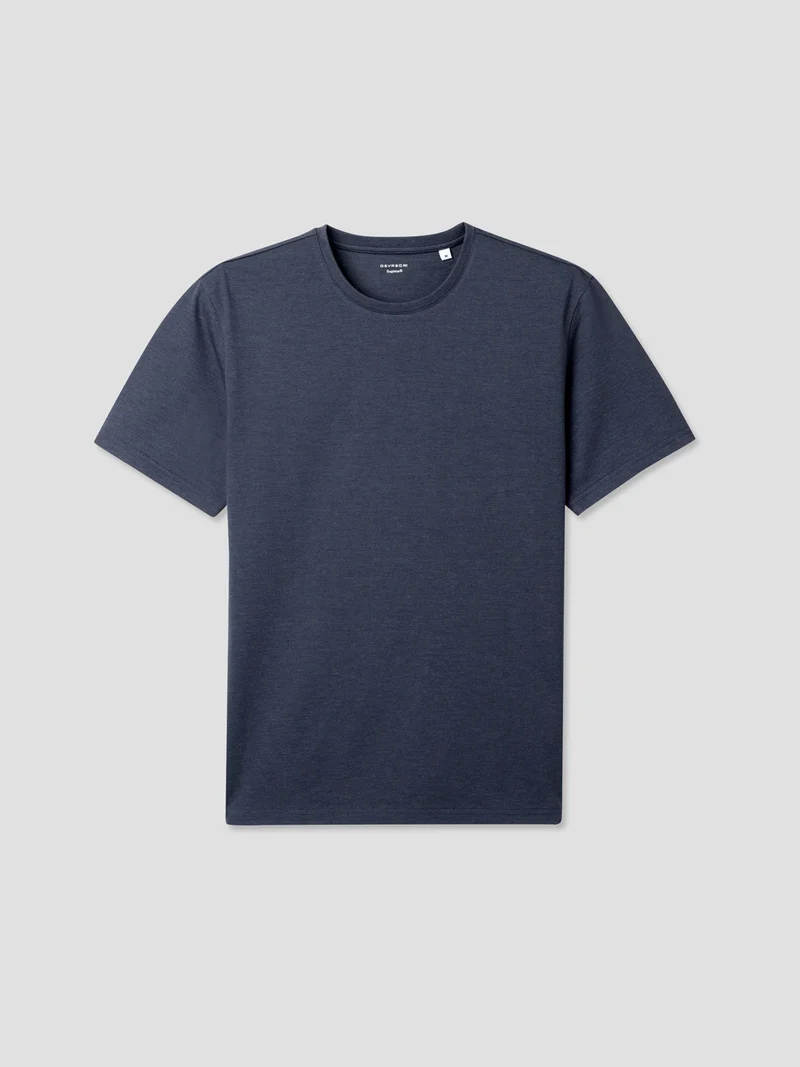 T-shirt col rond mélange coton Supima®