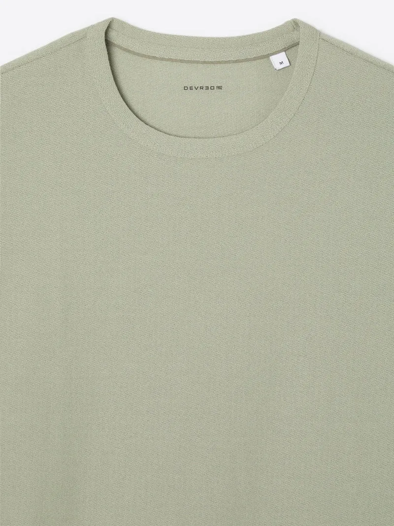 T-shirt col rond en coton