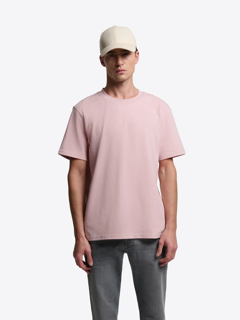T-shirt col rond en coton