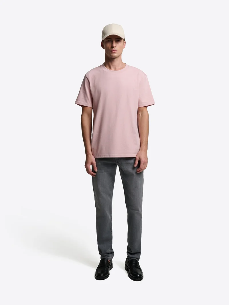 T-shirt col rond en coton