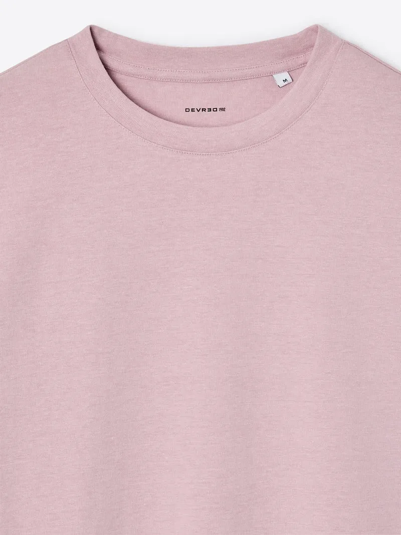 T-shirt col rond en coton
