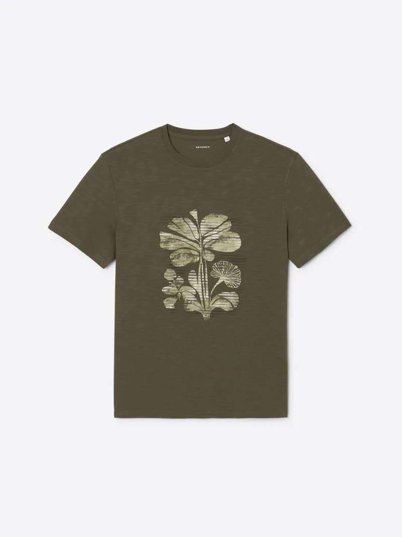 T-shirt col rond en coton