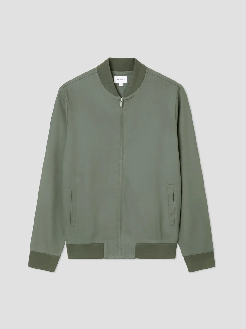 Veste légère col teddy