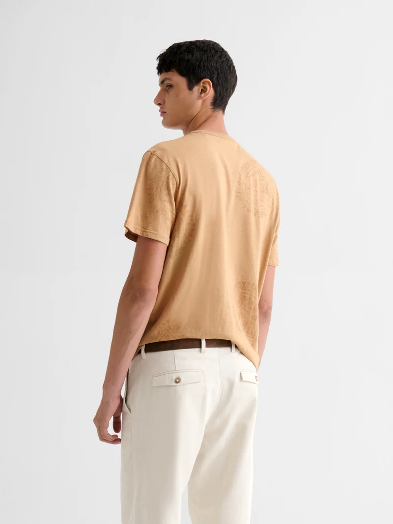T-shirt col rond en coton