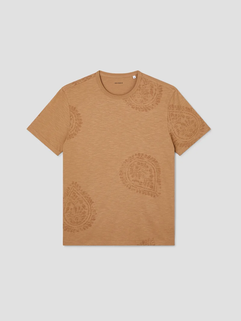 T-shirt col rond en coton