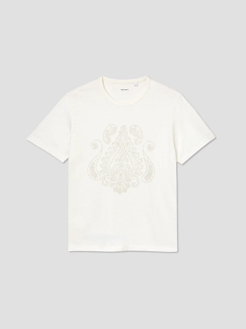 T-shirt col rond en coton