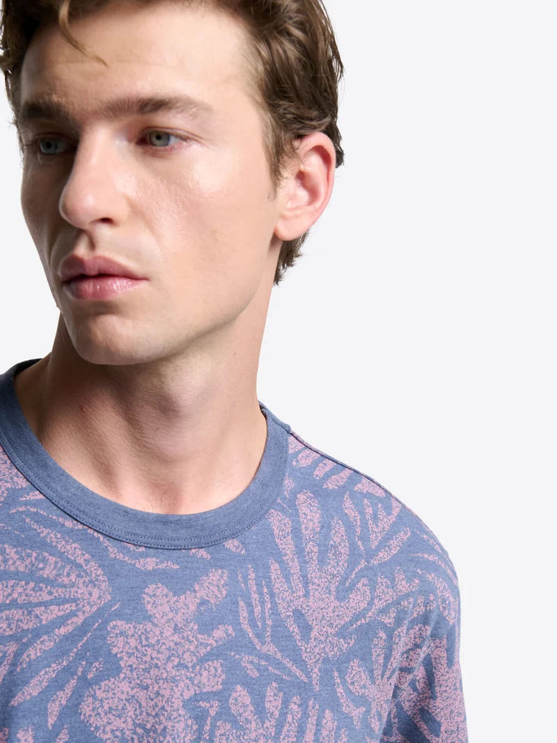 T-shirt col rond en coton