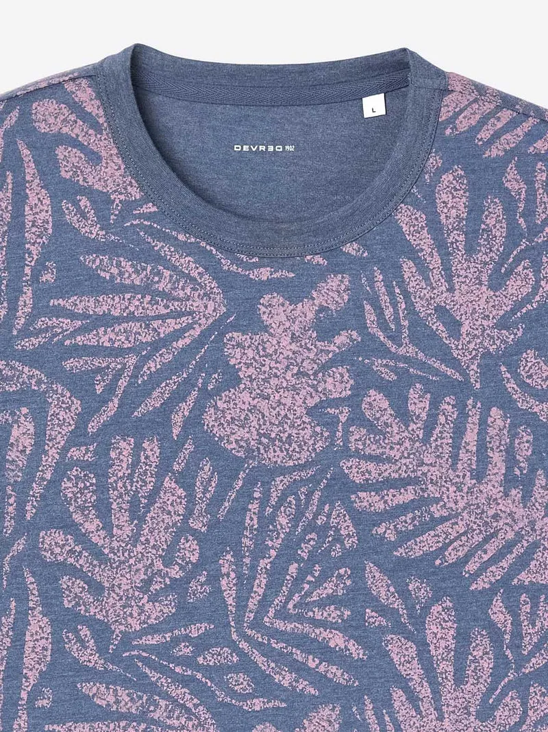 T-shirt col rond en coton