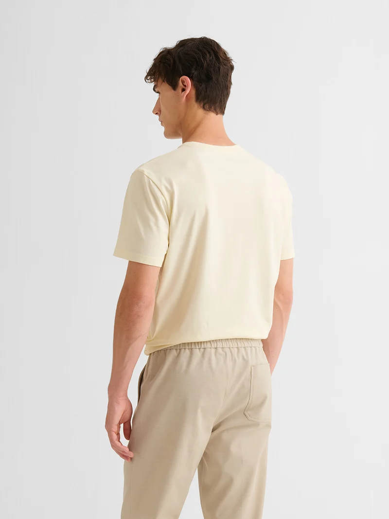 T-shirt col rond en coton