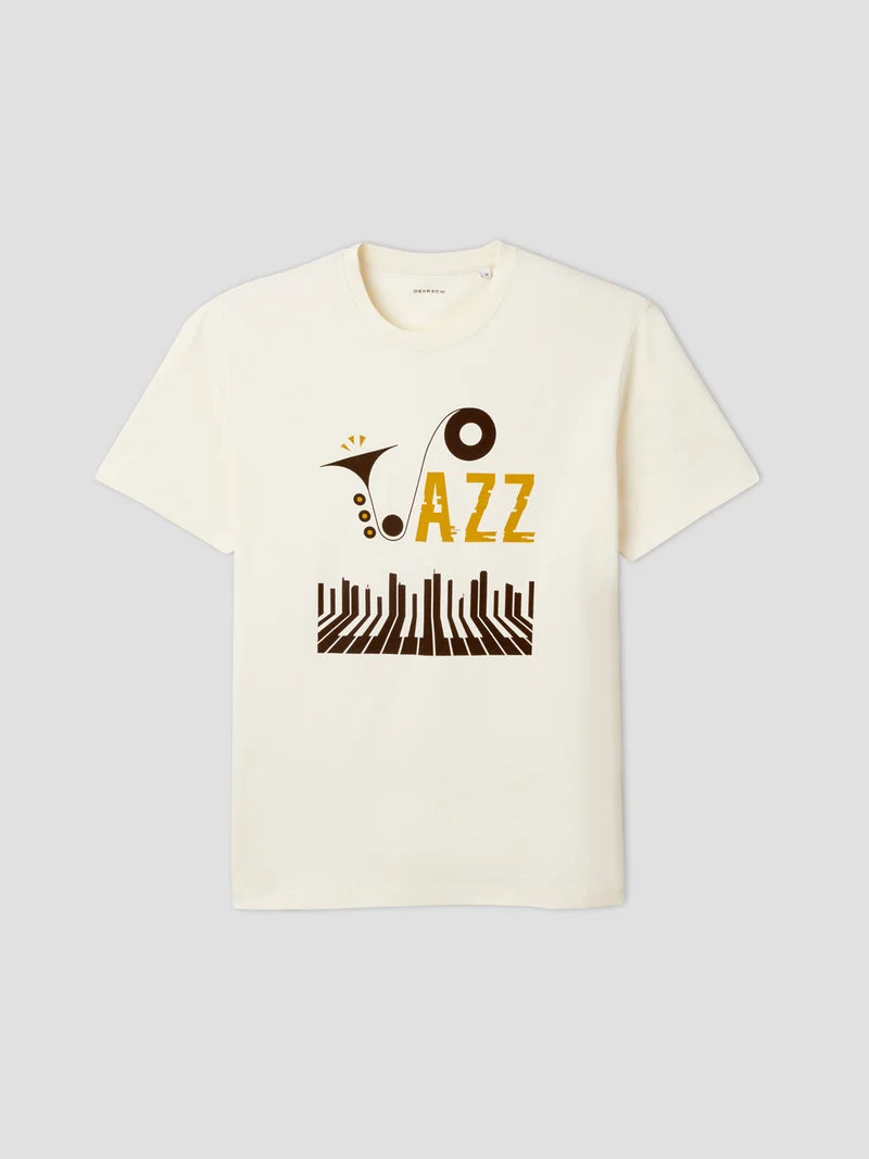 T-shirt col rond en coton
