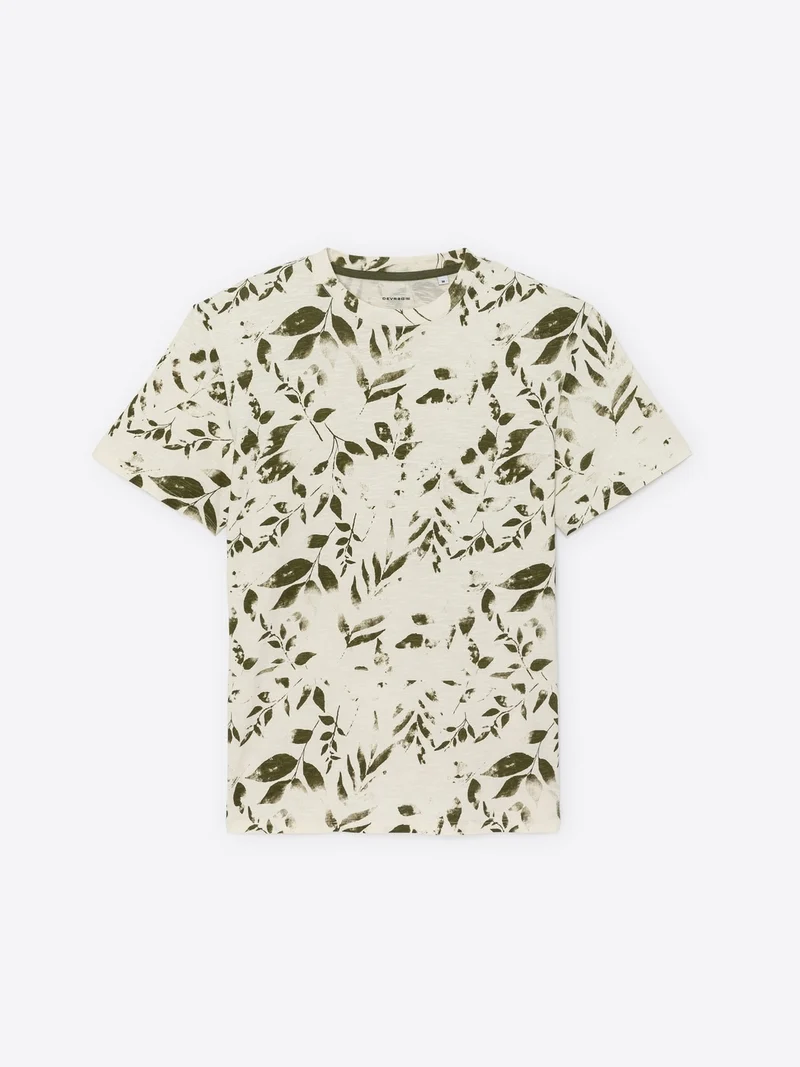 T-shirt col rond en coton