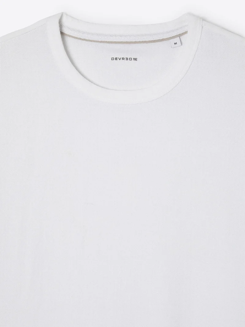 T-shirt col rond en coton