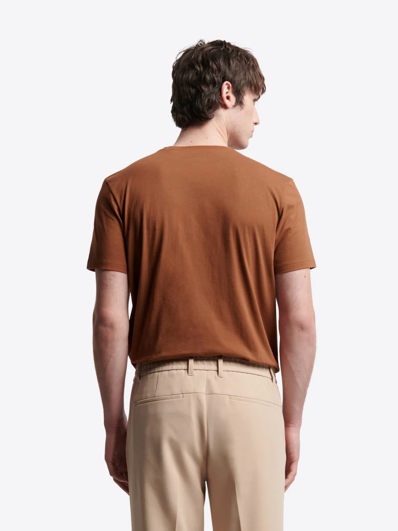T-shirt col rond en coton