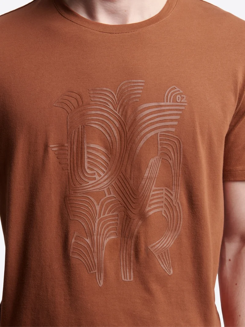 T-shirt col rond en coton