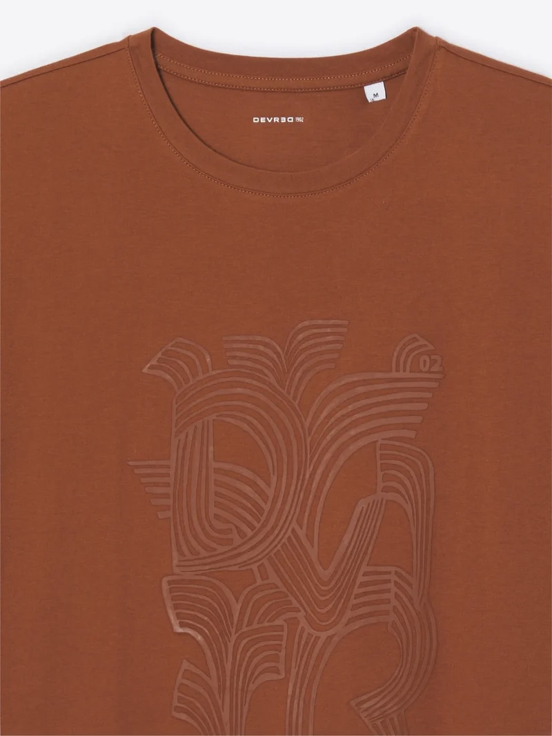 T-shirt col rond en coton