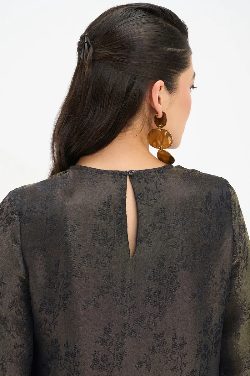 Swara|100% Viscose A-Line Mini Dress