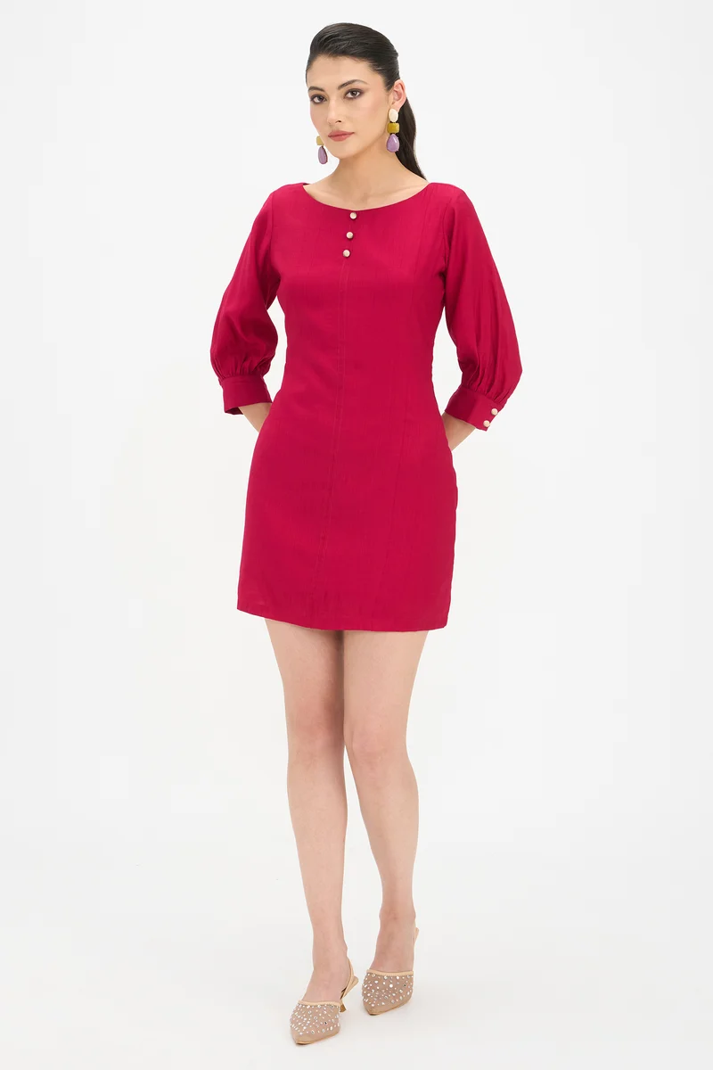 Tanjini|100% Viscose A-Line Mini Dress