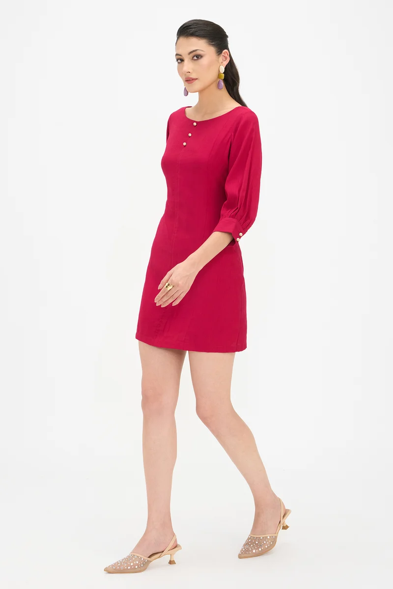 Tanjini|100% Viscose A-Line Mini Dress