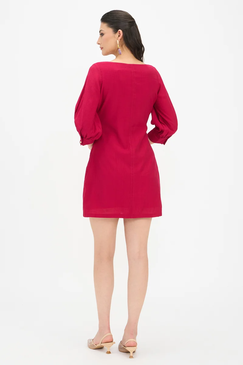 Tanjini|100% Viscose A-Line Mini Dress