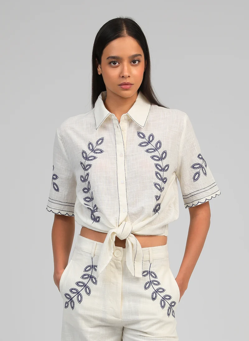 CHEMISE SILONA ecru