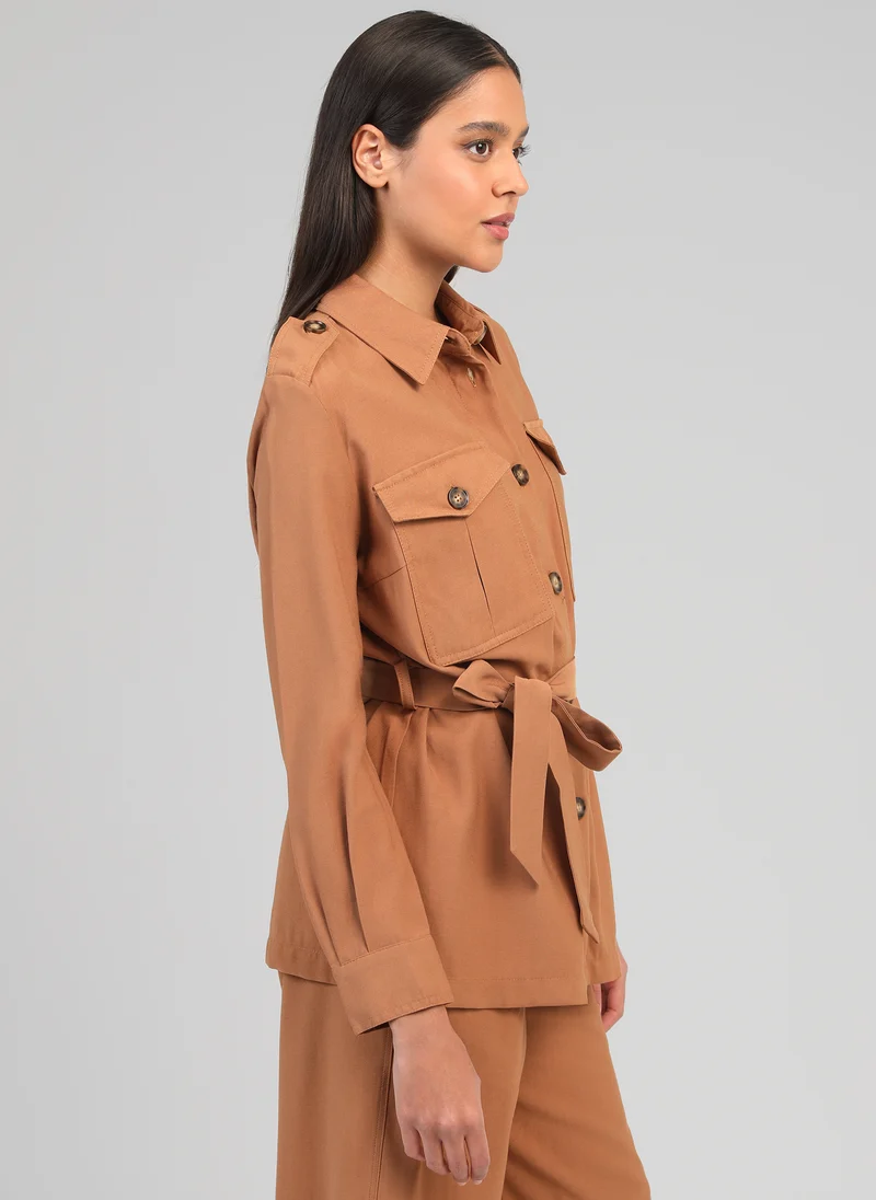 VESTE ZOANA daim