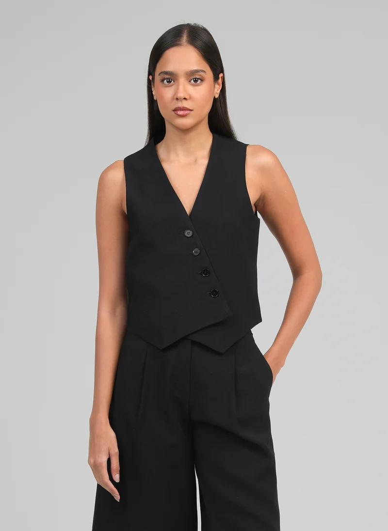 GILET ZAKINA noir