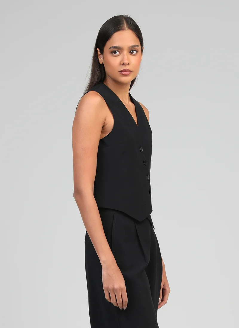 GILET ZAKINA noir