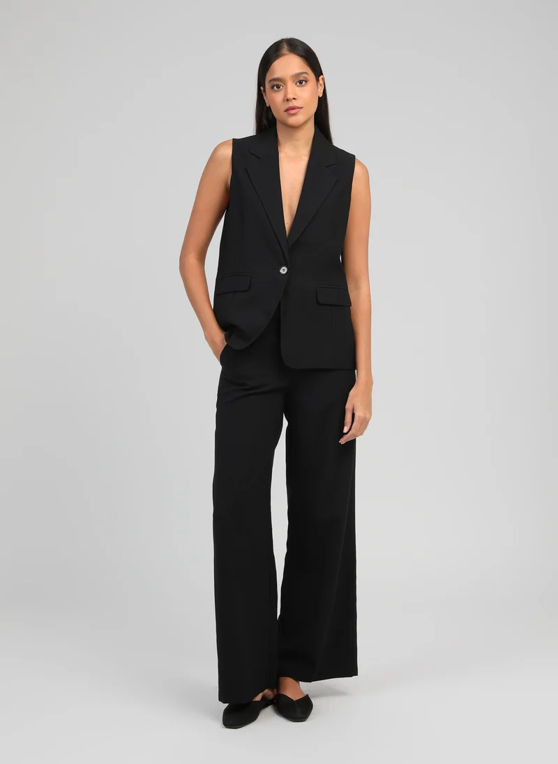 VESTE SANS MANCHES ZAKARITA noir