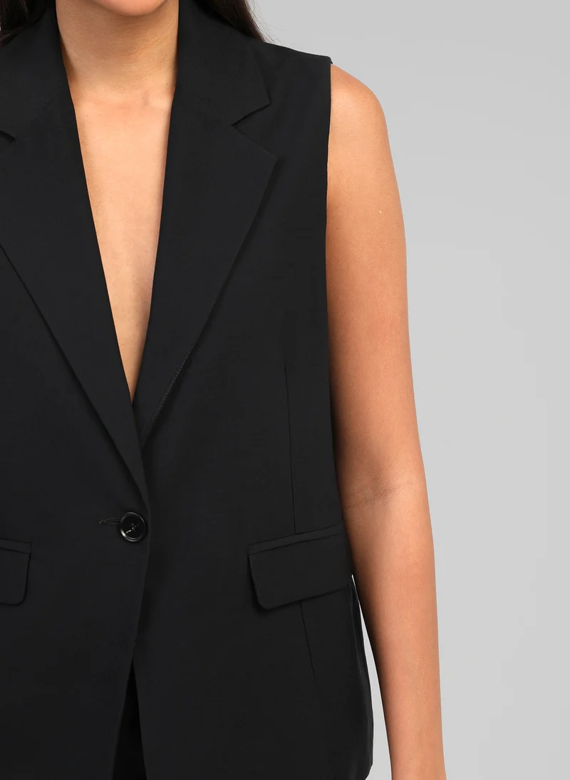 VESTE SANS MANCHES ZAKARITA noir