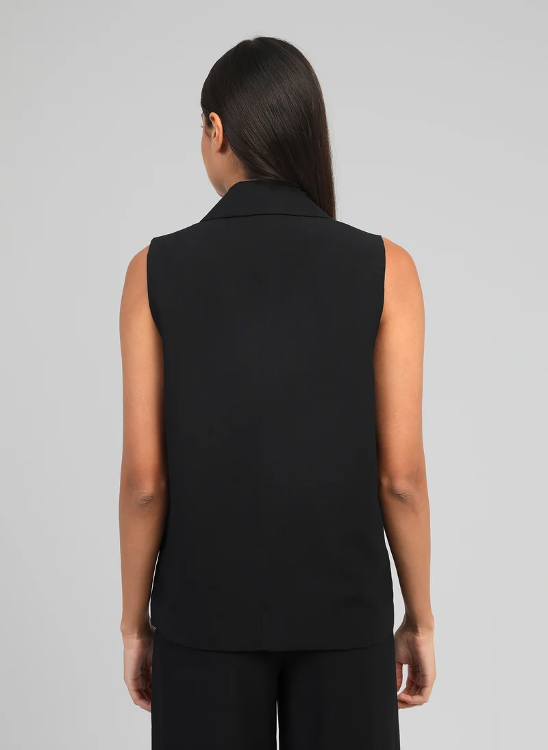 VESTE SANS MANCHES ZAKARITA noir