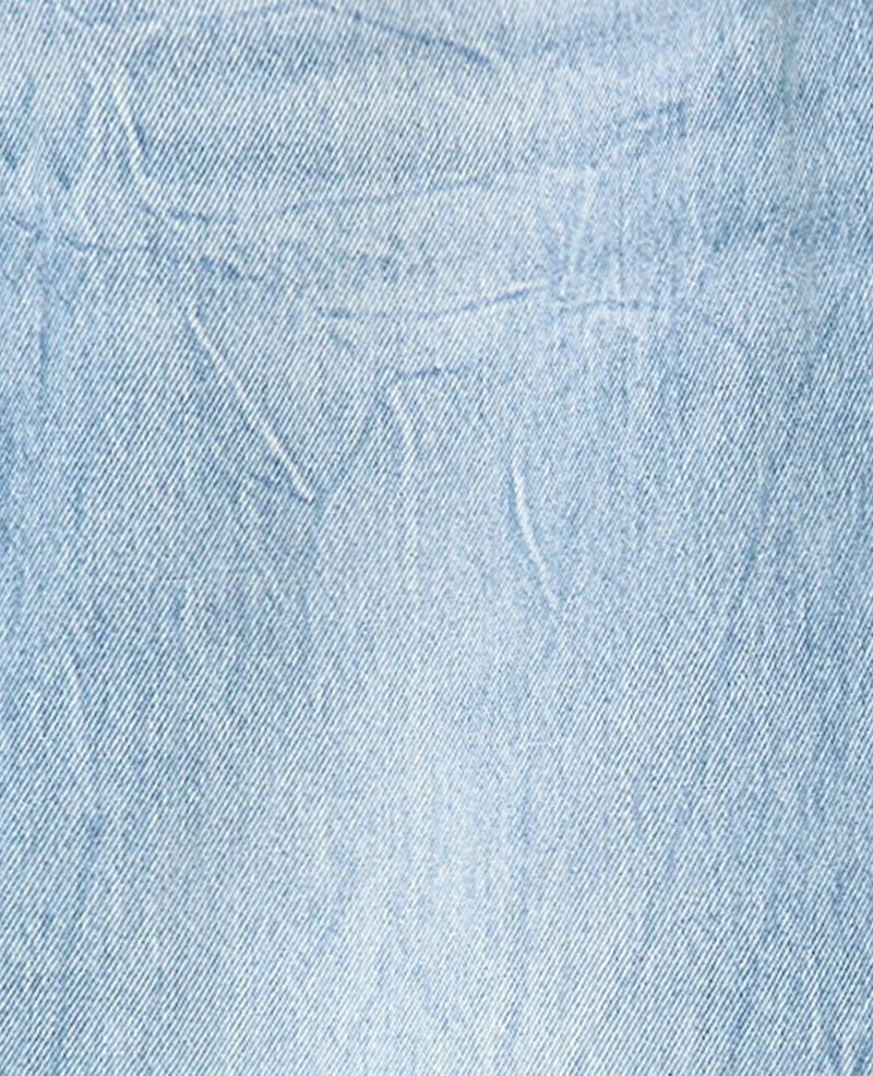 Jean straight effet froissé avec étoiles pailletées