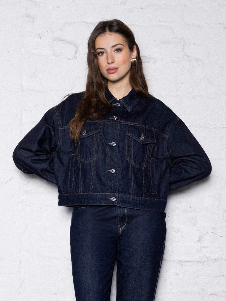 Veste en jean courte