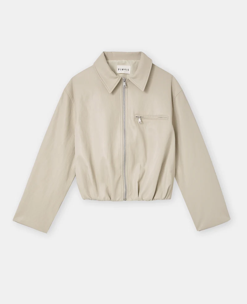 Veste boule en simili
