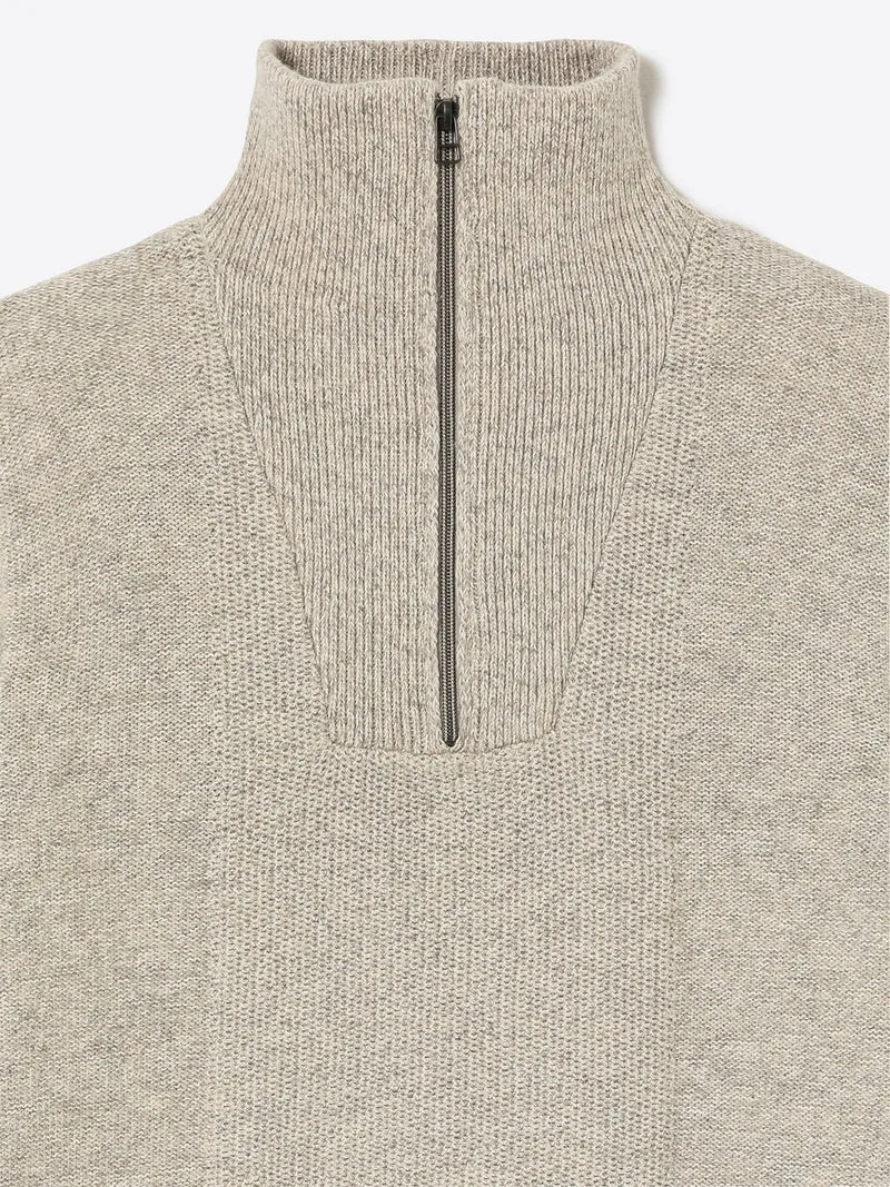 Pull col camionneur en laine-coton